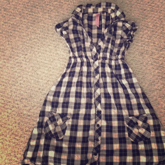 Taylor Swift Dresses & Skirts - Cotton Plaid Boho Dress with Pockets Medium